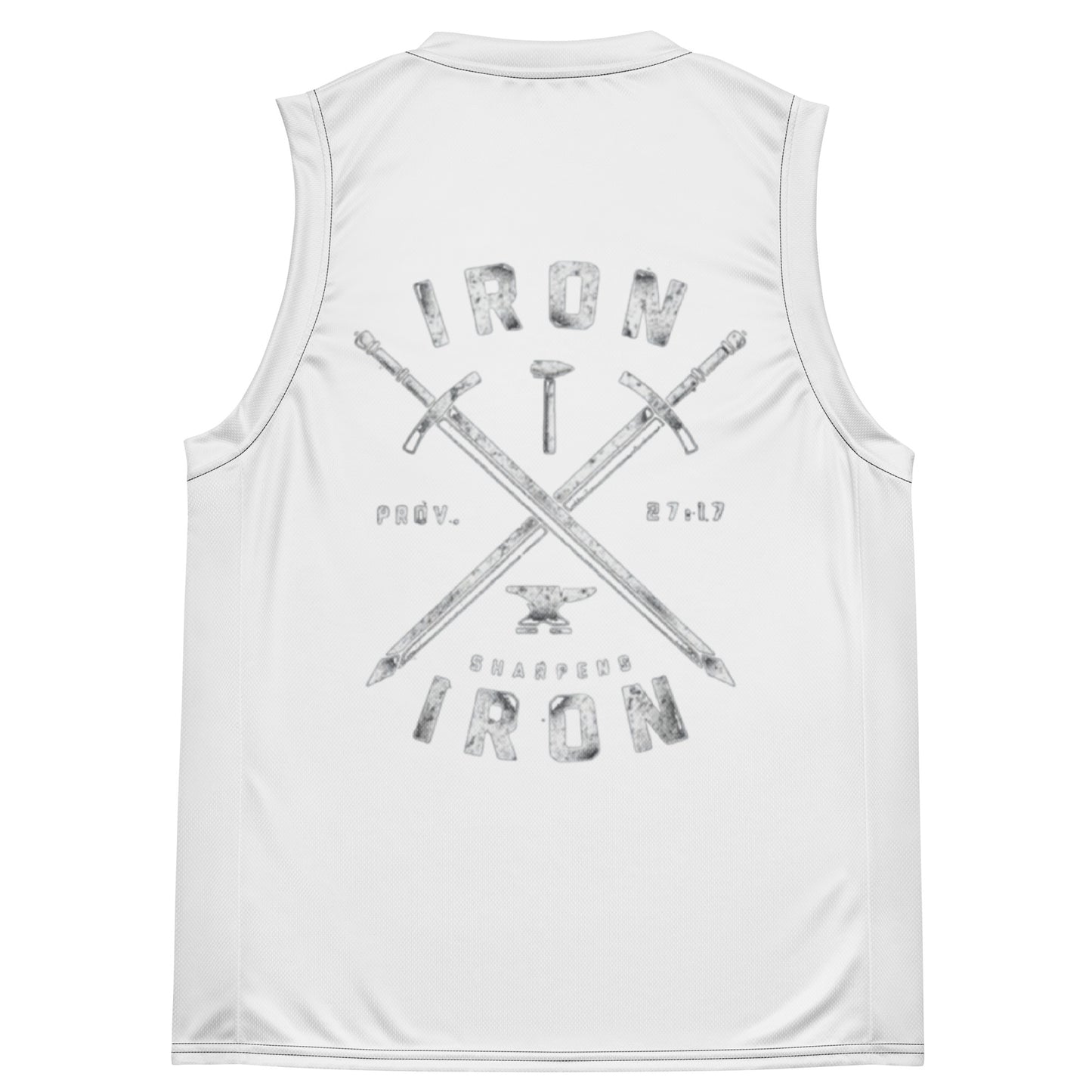 basketball jersey IRON SHARPENS IRON