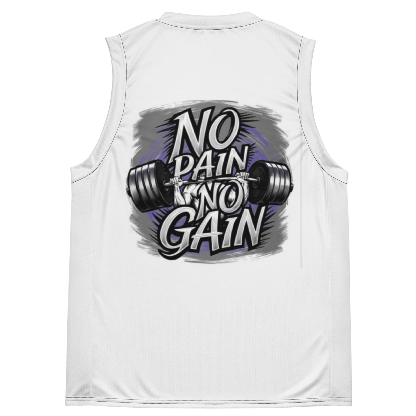 basketball jersey NO PAIN NO GAIN